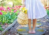 vita blommor